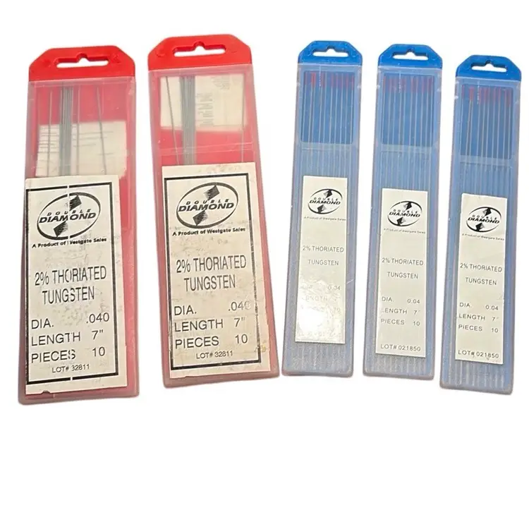 Tungsten 2% Thoriated Electrodes