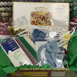 Vintage Crafting Lot - Cigar Box And Contents