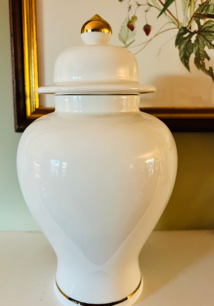 Vintage Japanese Ginger Jar by Otagiri Mercantile Company