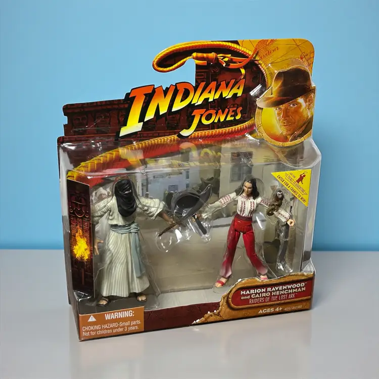 Indiana Jones Raiders Of The Lost Ark Figure Marion Ravenwood & Cairo Henchman