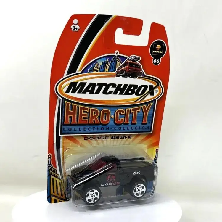 DODGE RAM SRT-10 BLACK #66/75 MATCHBOX HERO CITY COLLECTION 2002