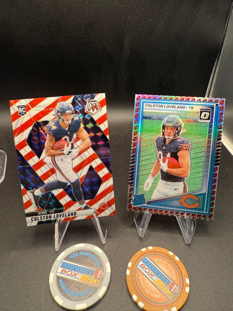 Colston Loveland RC Parallel Lot 2025 Chicago Bears