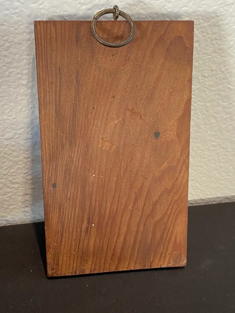 Handmade Wood Owl Sculpture / Wall Art, 8" x 4.75"