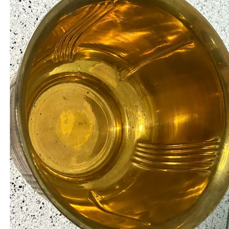 Vintage Mixed-Metal Banded Planter