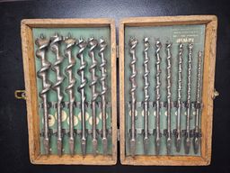 Irwin auger bit in original wood box