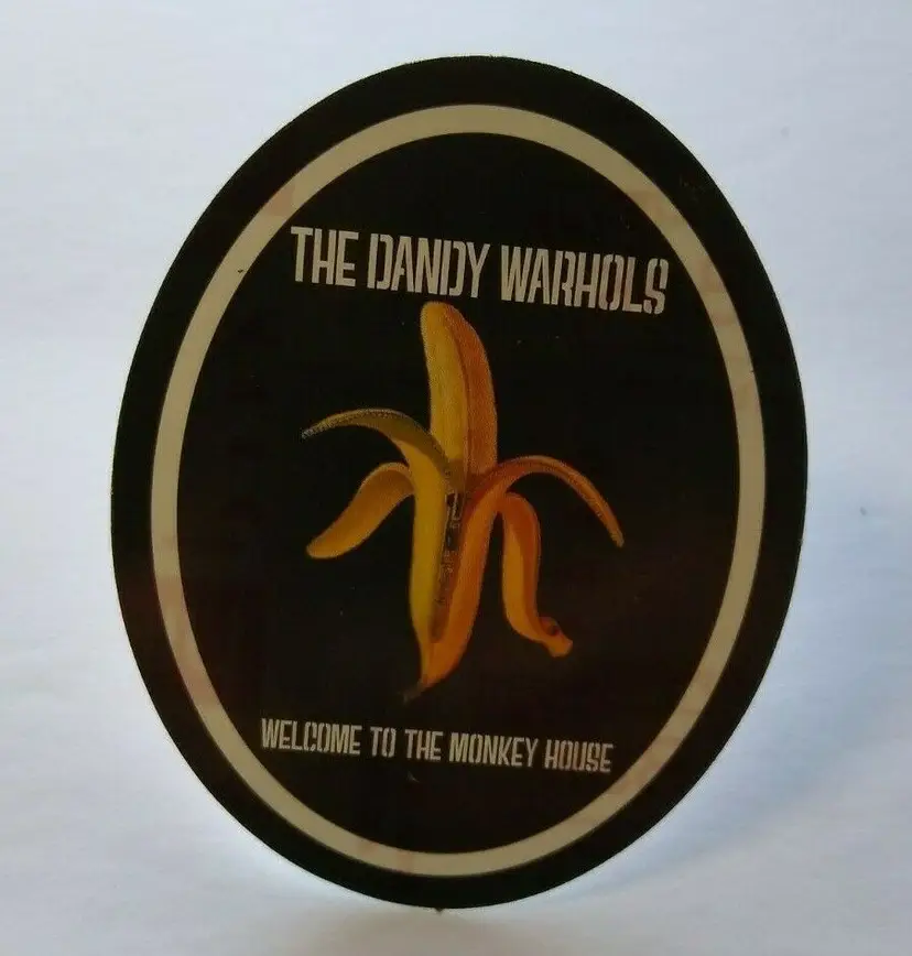 The Dandy Warhols Welcome To The Monkey House Original NOS Promo Decal Sticker