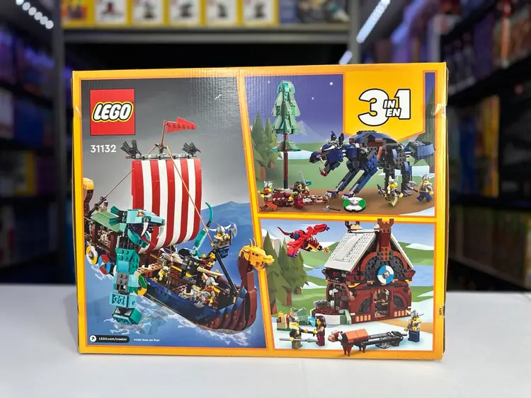 LEGO Creator 3-in-1 Viking Ship And The Midgard Serpent, 31132, Brand New & Sealed 