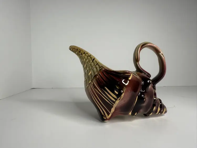 Vintage Hull Conch Shell Creamer.