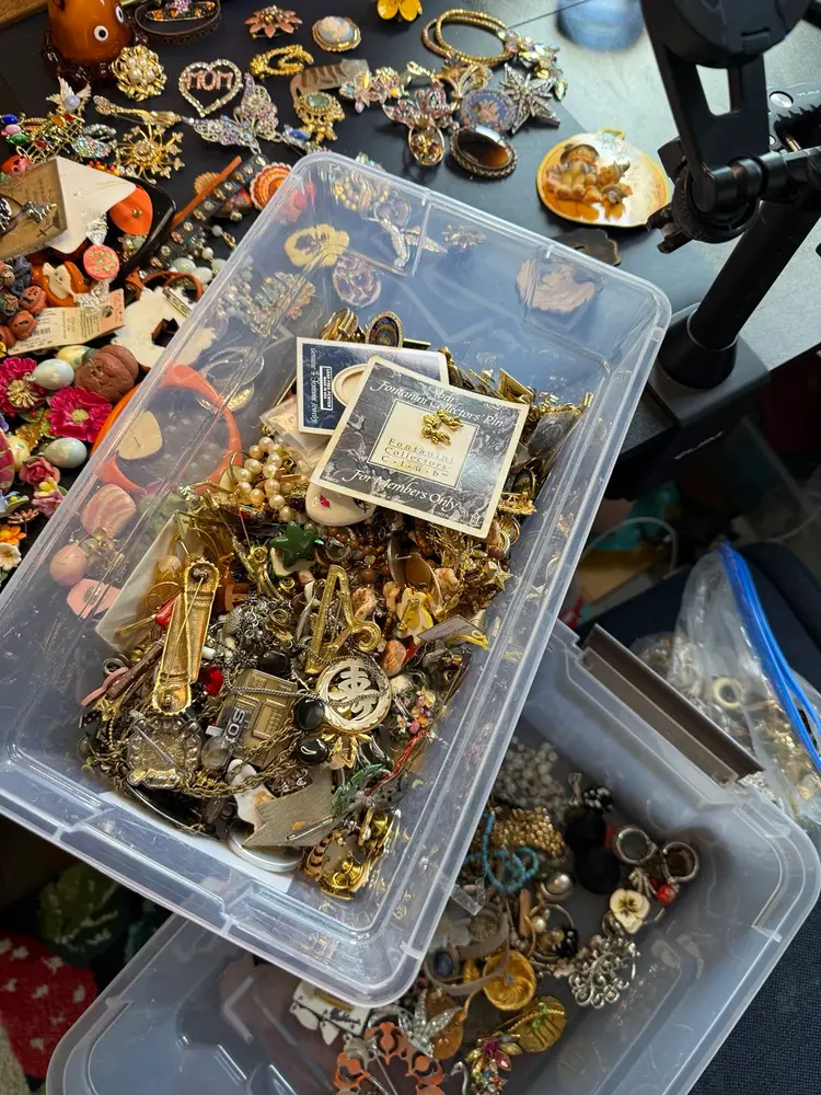 Afternoon Jewelry W/moonskyvintage $1 Start Free US Ship 