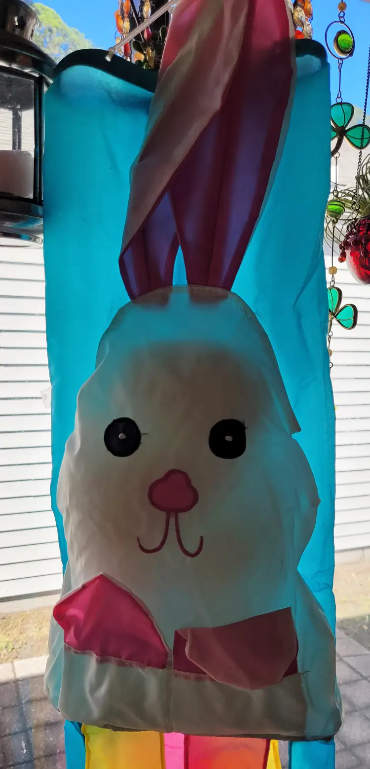 Vintage Easter Bunny Windsock c.1990s