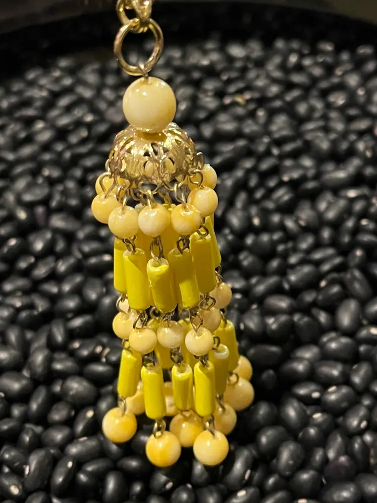 Lot of Yellow Vintage Costume  Jewelry