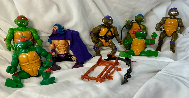 Vintage Lot 1980's-90's Teenage Mutant Ninja Turtles, TMNT Weapons & Accessories