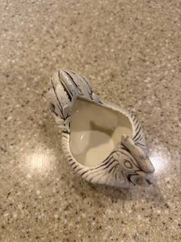 Vintage Arnels Ceramic Chicken Planter Flower Pot Succulent Garden