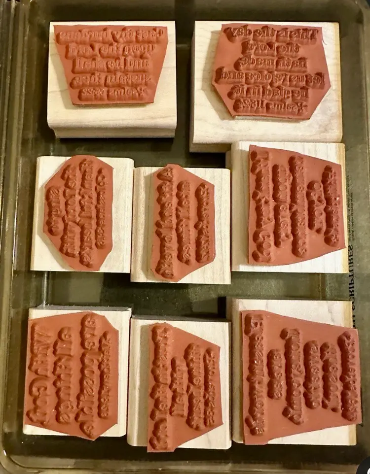 Stamp in’ Up Scripture Set