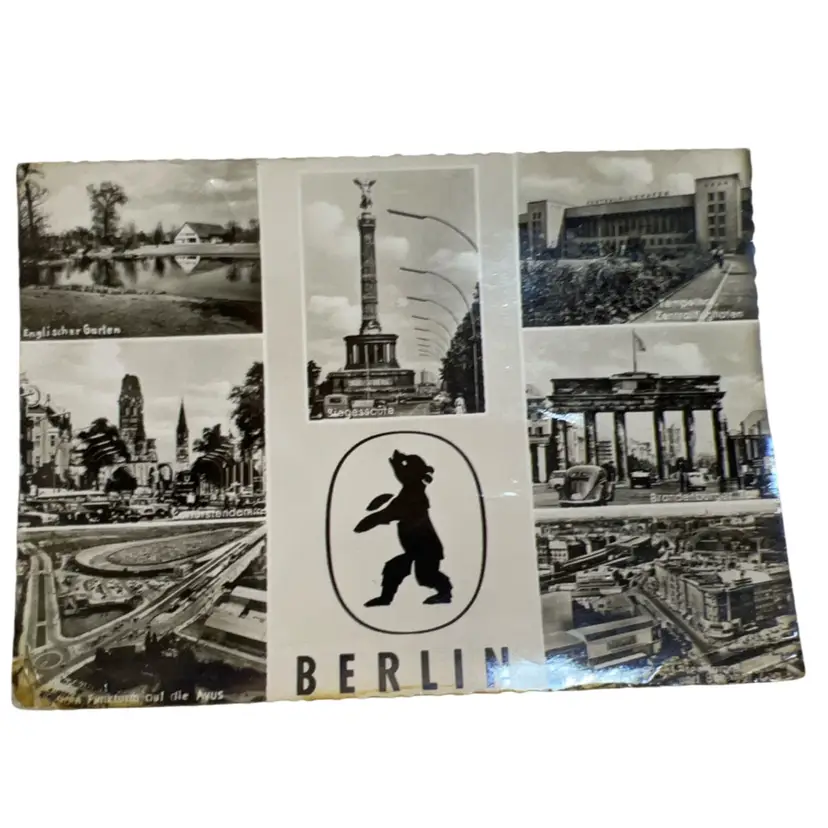 1956 Berlin Photo Postcard