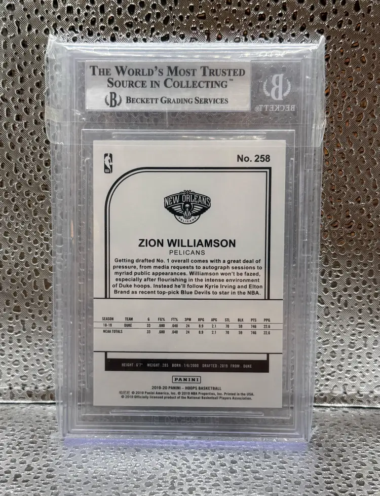 Zion Williamson - 2019-20 NBA Hoops