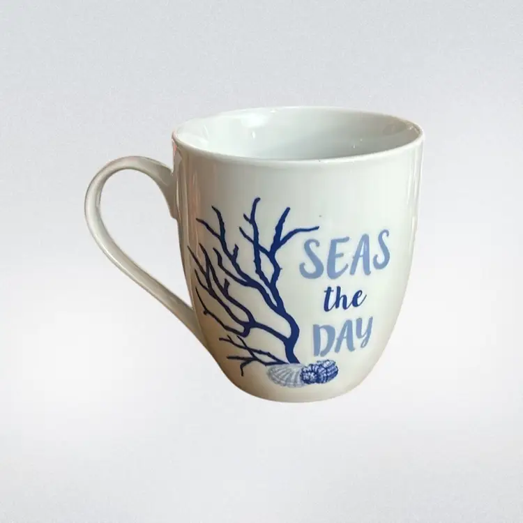 Seas The Day Porcelain Mug By Fitz And Floyd