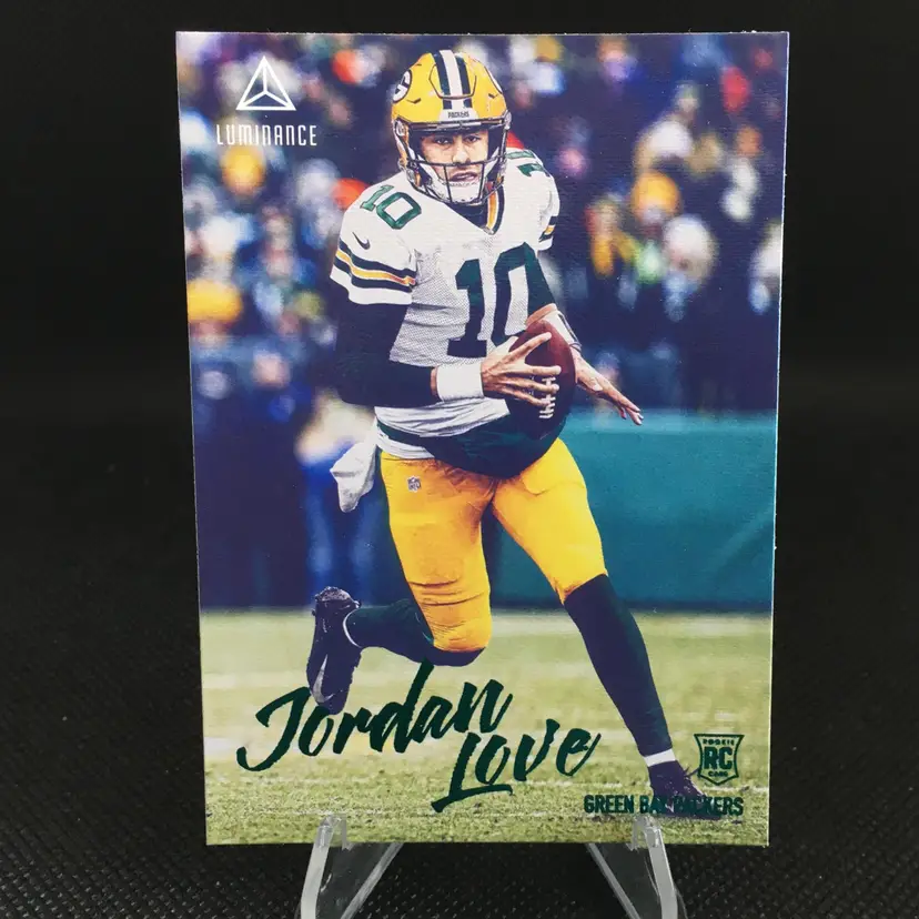 Jordan Love 2020 Chronicles Luminance Teal Rookie (RC) #204 - Green Bay Packers