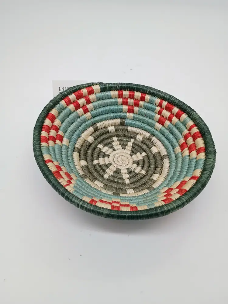 Handwoven Sisal Coil Basket Bowl by Thistle Farm Global NWT