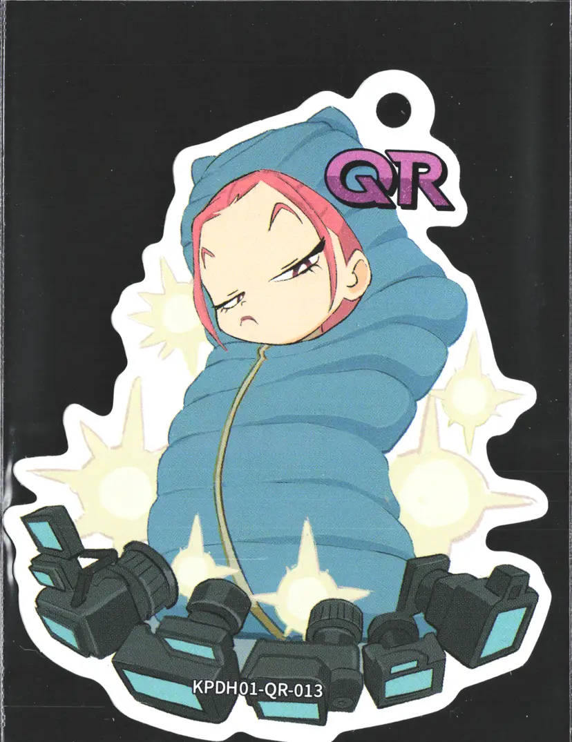 Mira Chibi Met Gala Sleeping Bag Charm Paper Card Keychain KPop Demon Hunters