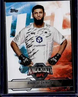 Khamzat Chimaev UFC Knockout Topps Card