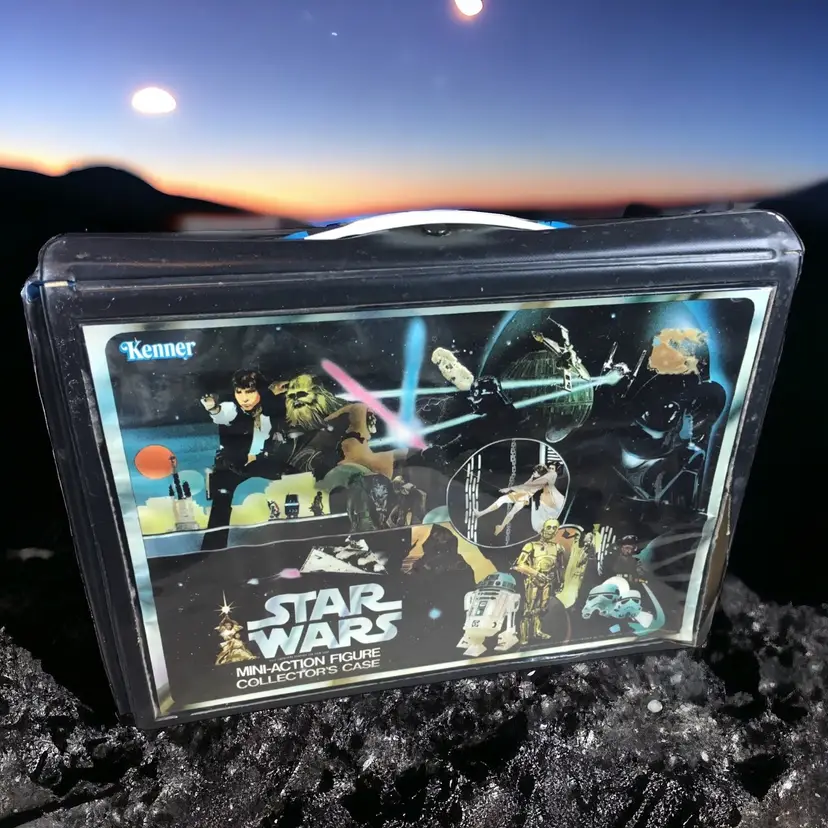 Vintage Star Wars Mini-Action Figures Collector’s Case Kenner 1977