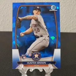 Hunter Brown 2023 Bowman Chrome Sapphire RC - Astros
