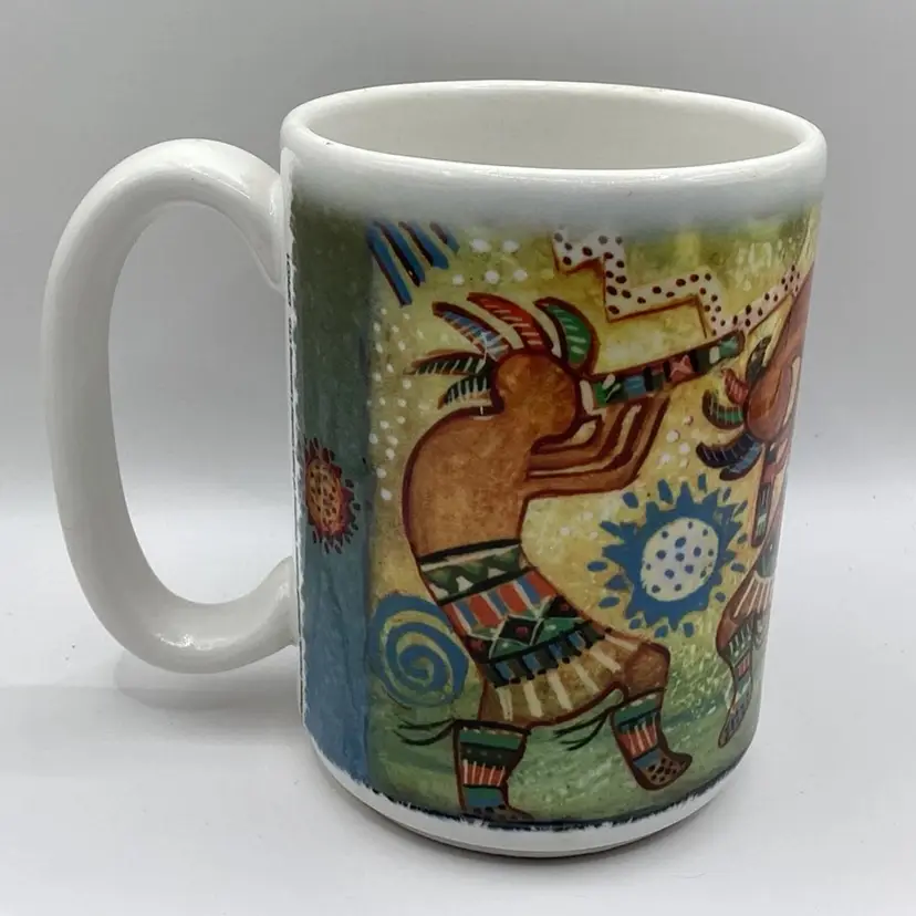 Mug Kokopelli Quartet By Artist Donna Polivka