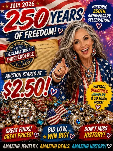 Brooches! 🛍️ Celebrate 250 Years with Unbeatable Jewelry Deals! - Timeless Treasures by Gina