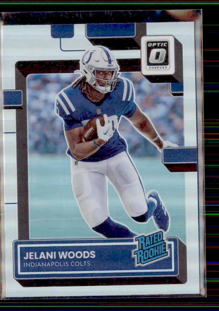 Jelani Woods 2022 Donruss Optic Holo Silver #287 - Indianapolis Colts - (130-347)