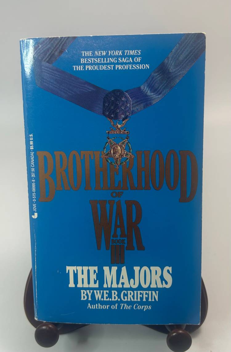 Vintage 'Brotherhood of War Book 3, The Majors' W.E.B. Griffin 1983