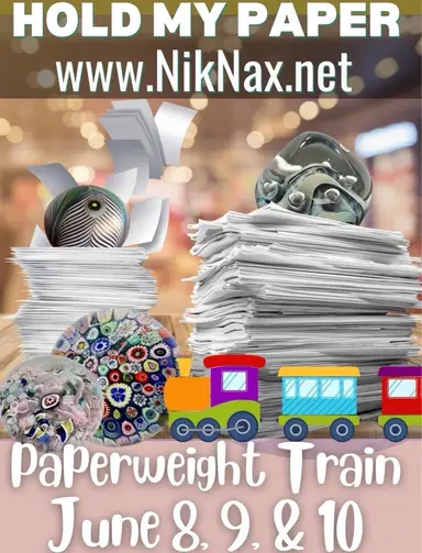 Paperweight Train With FRAGEELAY