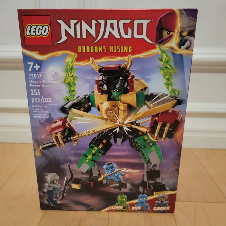 Lego Ninjago 71817 - Lloyd's Elemental Power Mech, New & Sealed