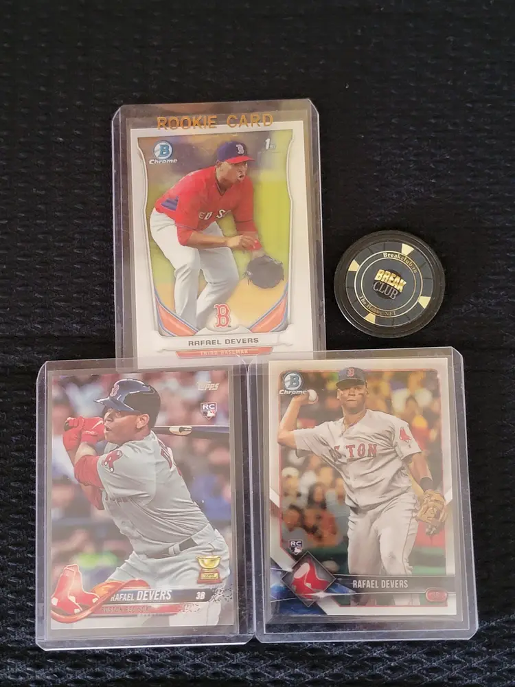 Rafael Devers 1st Bowman and RC Lot