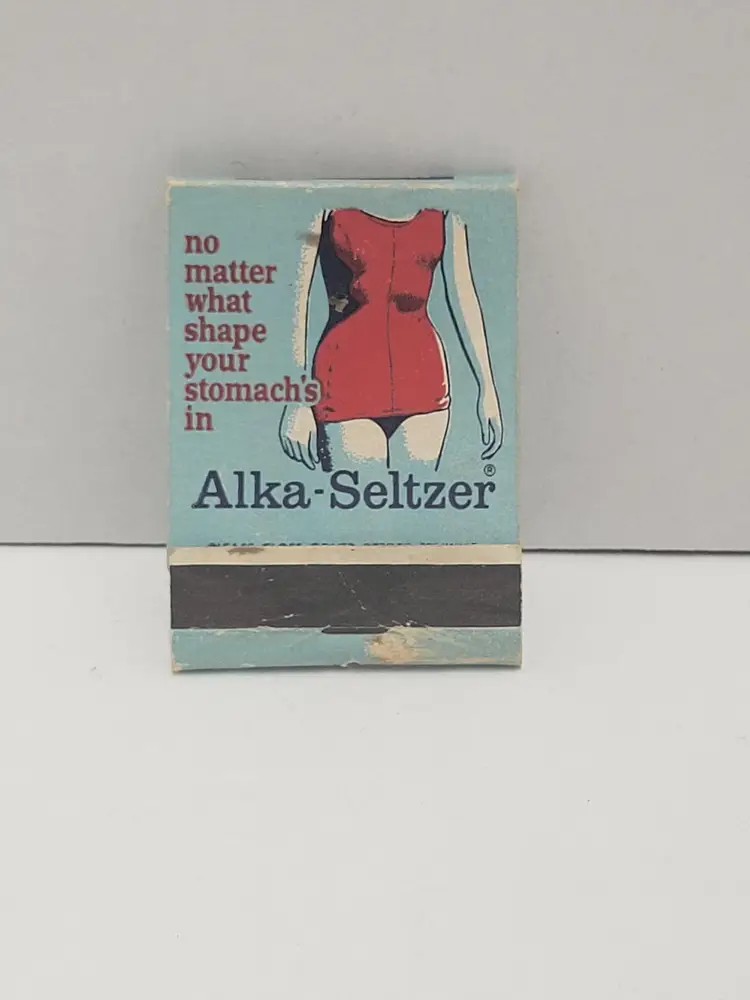 Alka Seltzer Stays Fresh In Foil Matchbook