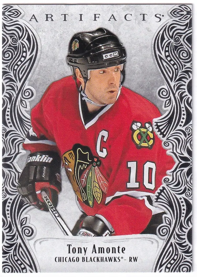 2025-26 Artifacts #155 Tony Amonte Chicago Blackhawks Hockey Card