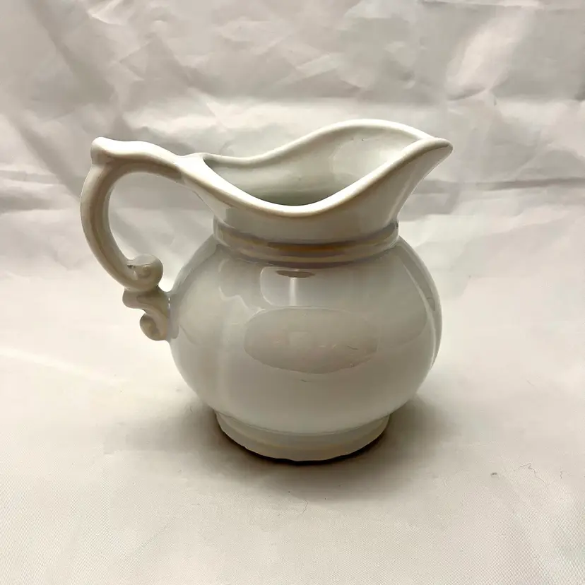 Vintage McCoy Pottery Pitcher, Light Blue, Marked