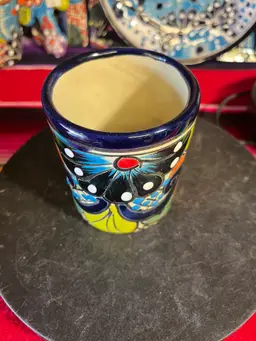 Item #789 Talavera Cylinder Small Pot