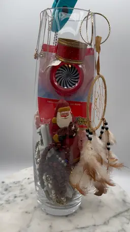 Vase Full Of Jewelry Little Items Not Jewelry