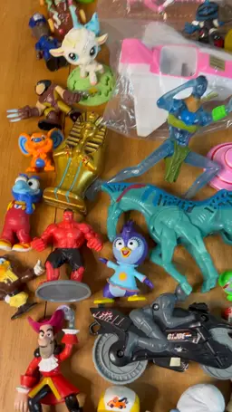 McDonald’s, Disney, Smurfs, Mario, Power Ranger’s Toys
