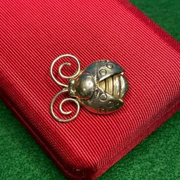 Silpada Sterling 925 Silver Lady Bug Brooch Pin Beetle Insect 3D
