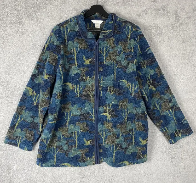 CJ Banks Fleece Jacket Womens 2X