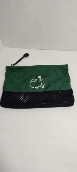 Vtg Masters Augusta National Golf Zipper Bag/Pouch