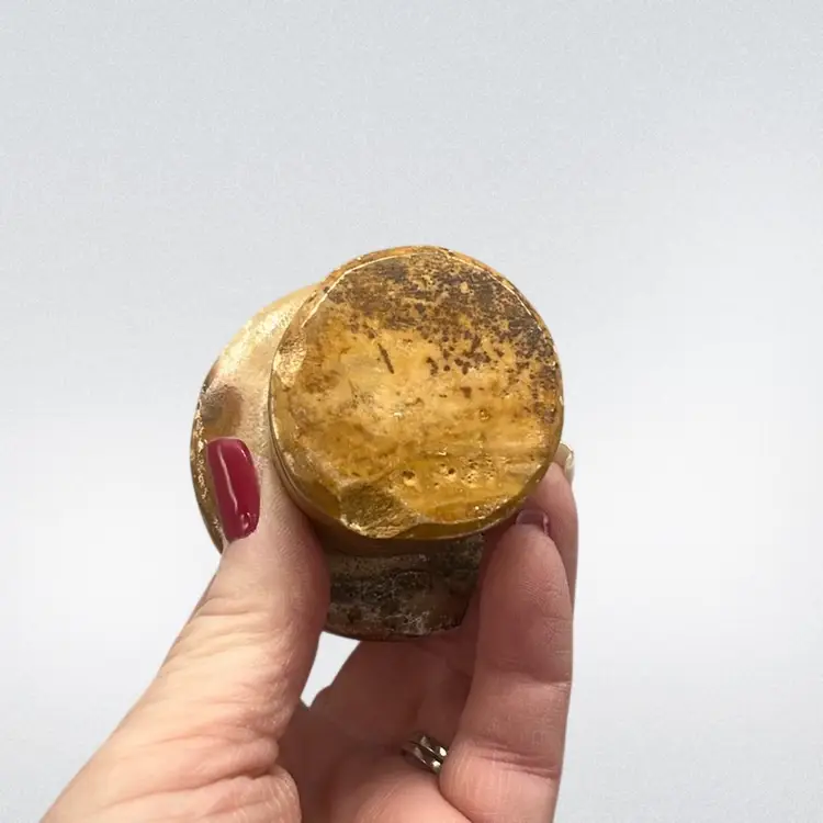 Carved Stone Mushroom Brown | 2.5” (*read)