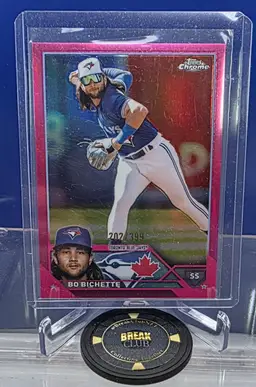 Bo Bichette2023 Topps Chrome Magenta Refractor 202/399 #11 New York Mets
