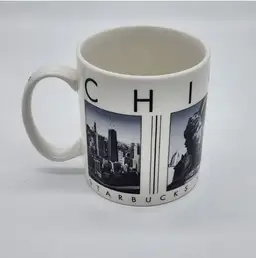 2003 Starbucks Barista City Scenes Series Chicago 16 oz Coffee Mug