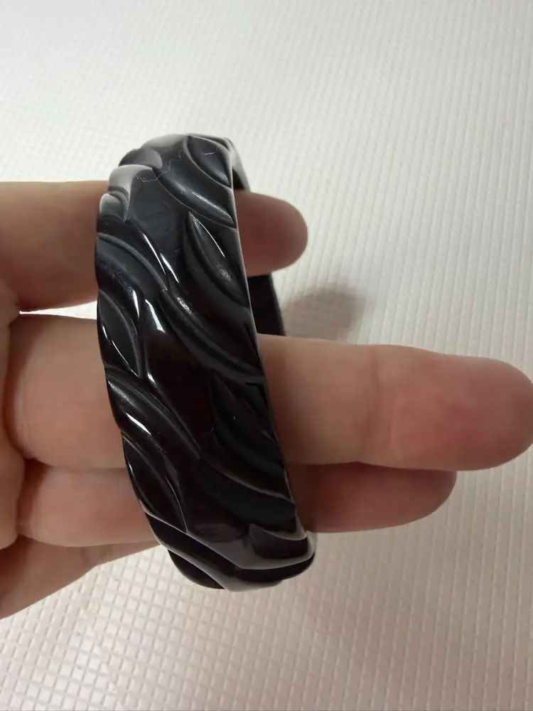 Black Bangle Plastic