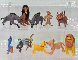 Lion King Figure Play Set of 10 Disney PVC Toys Simba Nala Scar Mufasa Hyenas Rafiki Pumbaa & Timon