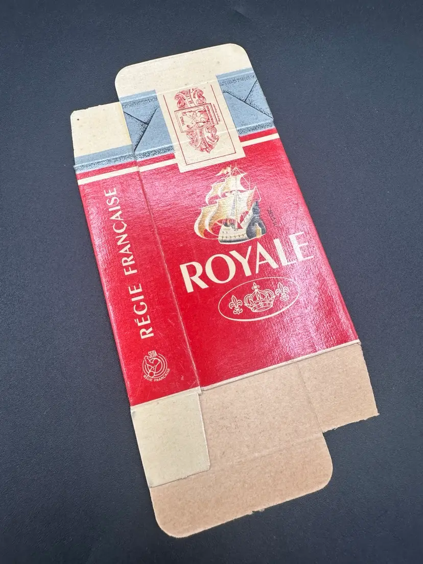 Vintage French Royale Cigarettes Box, Unused NOS