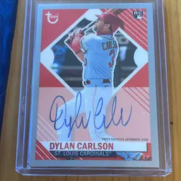 1/1 Dylan Carlson - St. Louis Cardinals 
2021 Topps Brooklyn RC
Autograph